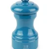 Salzmühle Bistro Holz Pazifikblau 10 cm