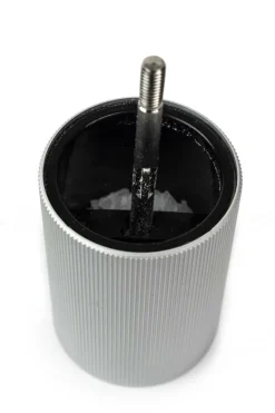 Salzmühle Line Aluminium/Natur 12 cm