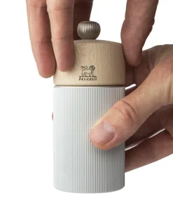 Salzmühle Line Aluminium/Natur 12 cm