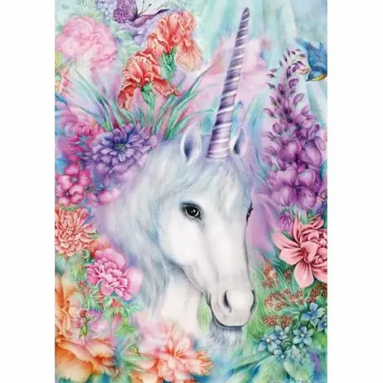 Sanfte Einhornschönheit 100 Teile