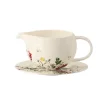 Sauciere 2-tlg., 0,55 l, Brillance / Fleurs Sauvag