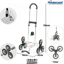 Scala Treppensteiger Shopper Jella blau