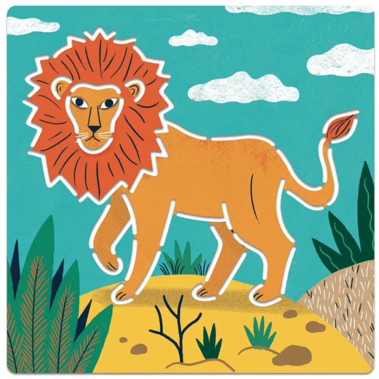 Schablonen: Wilde Tiere