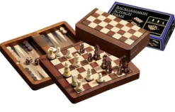 Schach-Backgammon-Dame-Set
