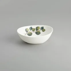 Schale 18 cm 0,60 l oval Eukalyptus Fine Bone Chin