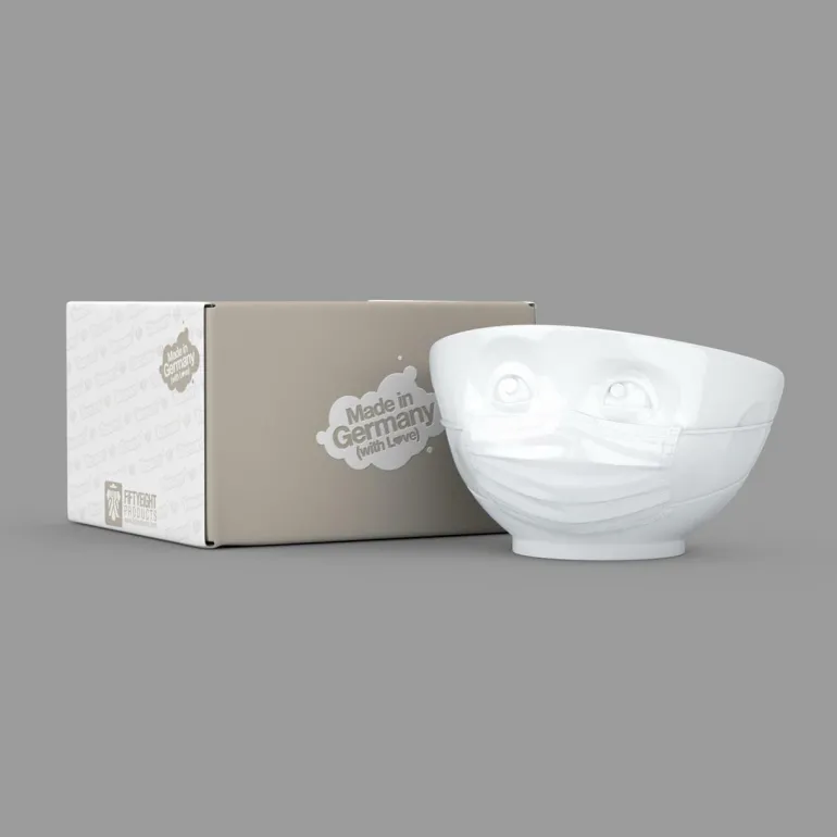 Schale Zuversichtlich, weiß 500ml