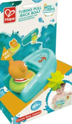Schlauchboot mit Rückziehmotor