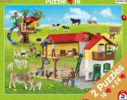 Schleich - Rahmenpuzzle 16T/24Teile