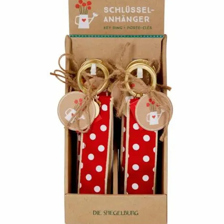 Schlüsselanhänger - Fröhliche Tupfen
