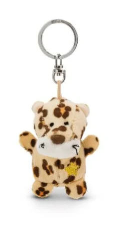 Schlüsselanhänger - Leopard mit Stern 5 cm