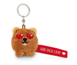 Schlüsselanhänger Bär - Hab dich lieb! 5 cm