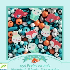 Schmuck basten: 450 Holzperlen Kleine Tiere