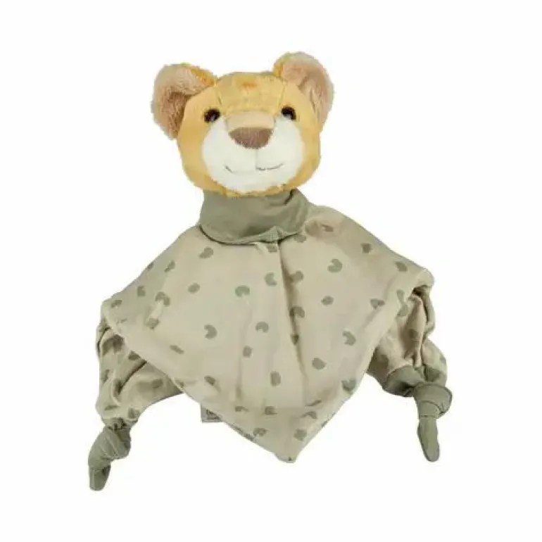 Schmusetuch M Löwe Leo, Steingrau