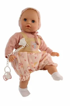 Schnullerbaby "Amy" Kleidung rose mit Früchten, Gr