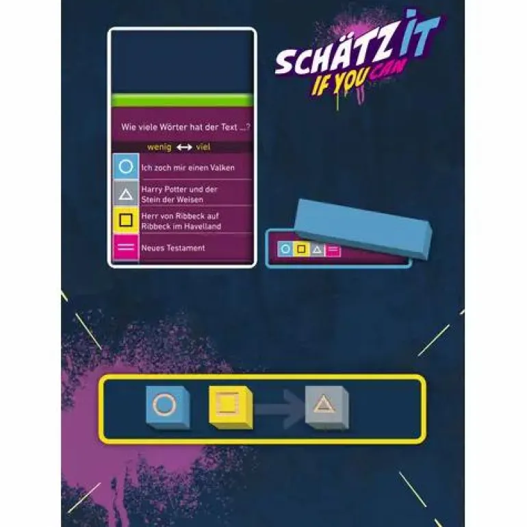 Schätz it - if you can