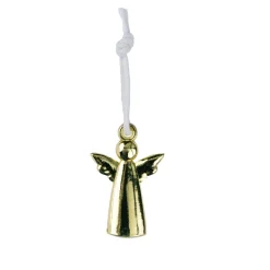 Schutzengel gold „Ich pass auf dich auf", 1,5x2cm
