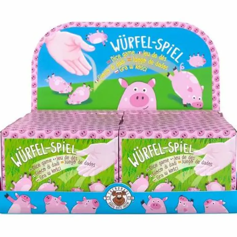 Schweinchen - Würfelspiel 5er-Set