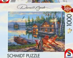 Seeufer am Loon Lake, New York - Puzzle 1000 Teile