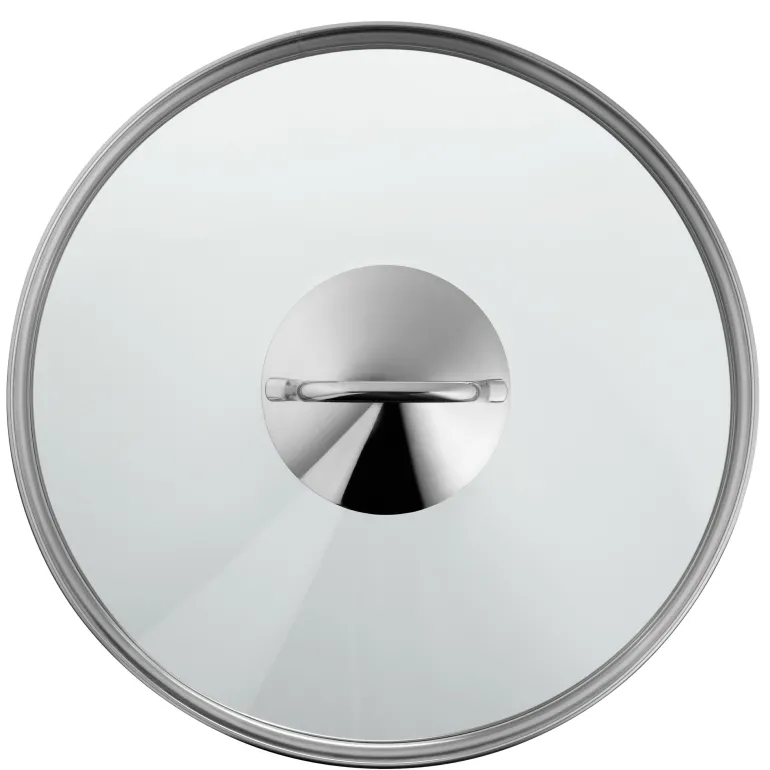 Servierpfanne mit Glasdeckel, beschichtet