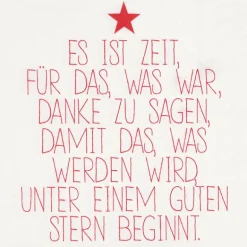 Serviette „Es ist Zeit", 33x33cm