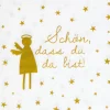 Serviette „Schön dass du da bist", 33x33cm