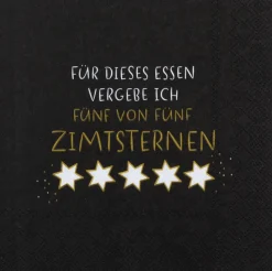 Serviette „Zimtsterne", 33x33cm