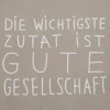 Serviette „Die wichtigste Zutat", 33x33cm
