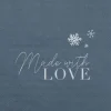 Serviette „Made with love", 33x33cm