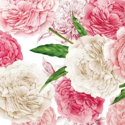 Servietten 33x33cm Peonies