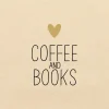 Servietten 33x33cm Coffee & Books