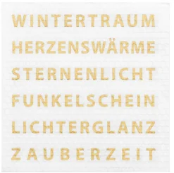 Serviette „Wintertraum",33x33cm