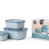 Set Cirqula rechteckig 3tlg - Nordic Blue