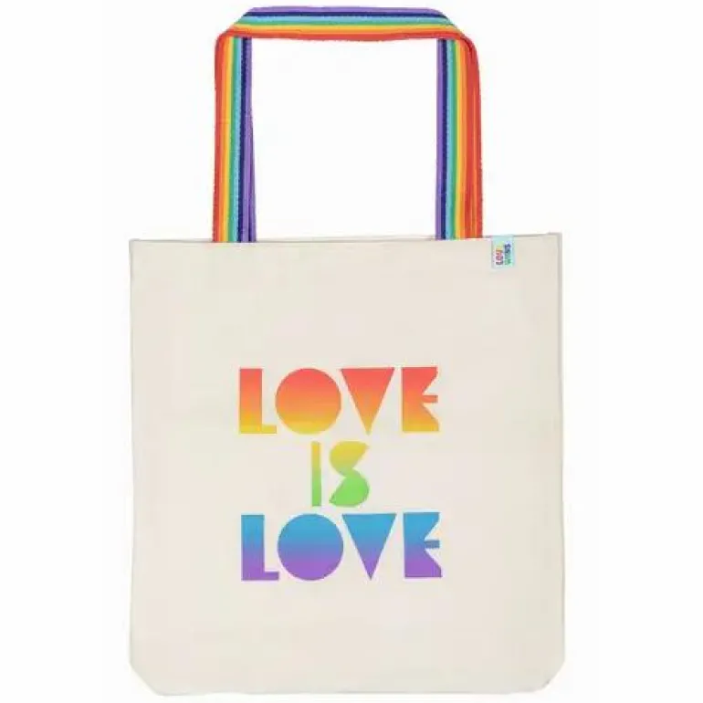 Shopper Bio-Baumwolle Rainbow Love