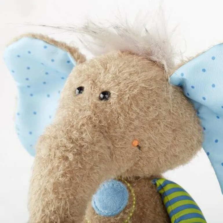 Sigikid Elefant blau Patchwork Sweety