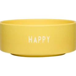 Snack Bowl Happy yellow Schälchen