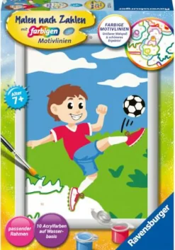 Spaß am Fußball - Malen nach Zahlen