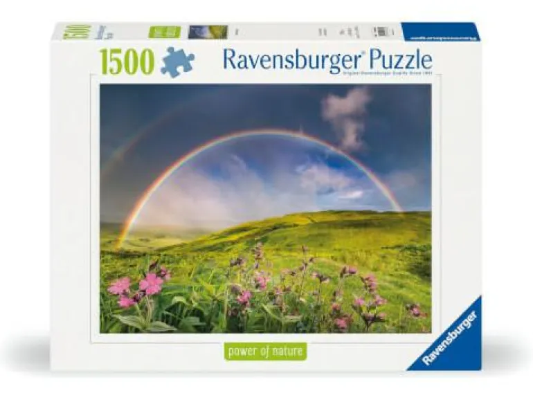 Spektakulärer Regenbogen Puzzle 1500 Teile