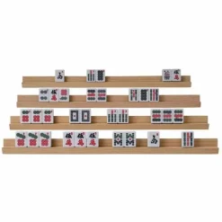 Spielsteinhalter aus Holz, 4er Set