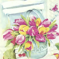 SPRING TULIPS Lunch-Servietten L 847900