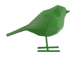 Staatue Origami bird small bright green