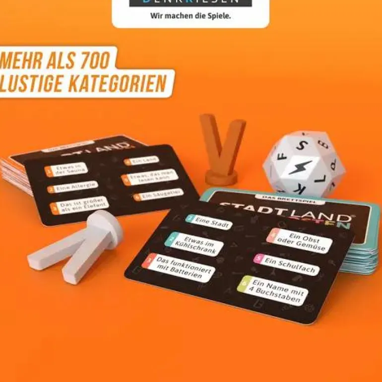 STADT LAND VOLLPFOSTEN® - Das Brettspiel inkl. Jun