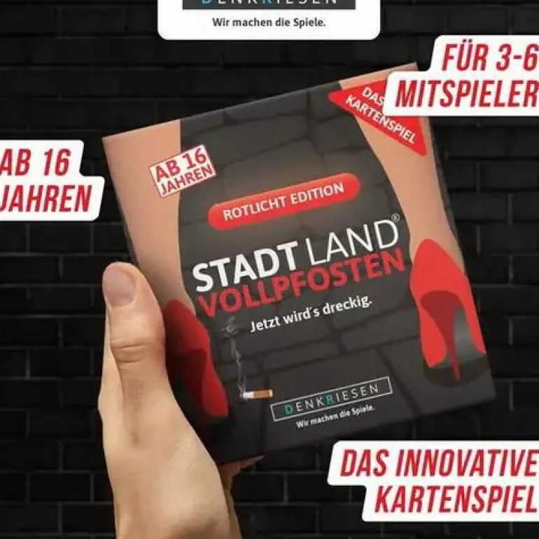 STADT LAND VOLLPFOSTEN® ROTLICHT EDITION Das Karte