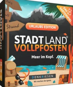 STADT LAND VOLLPFOSTEN® - Das Kartenspiel - Urlaub