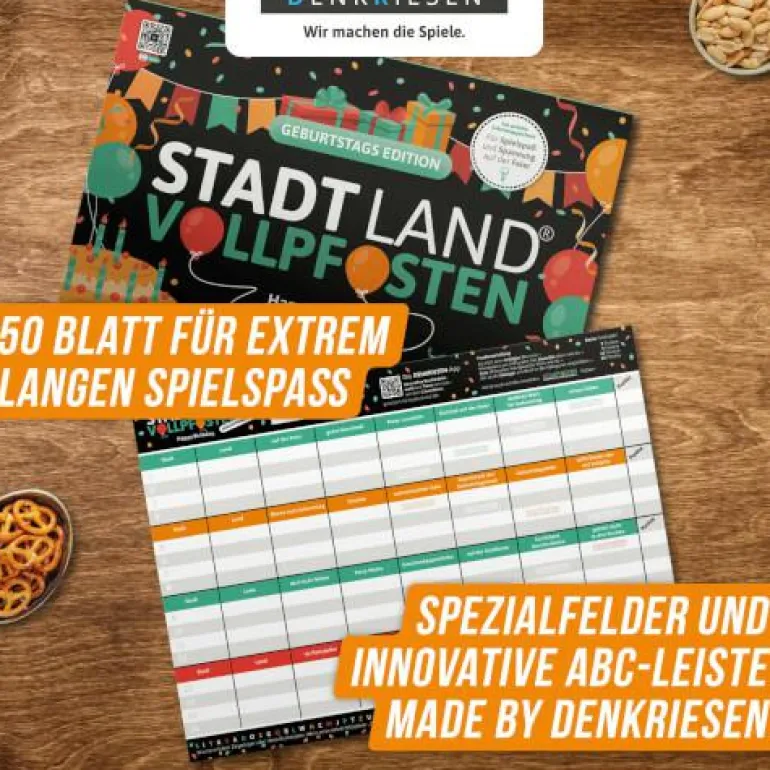 STADT LAND VOLLPFOSTEN® - GEBURTSTAGS EDITION - Ha