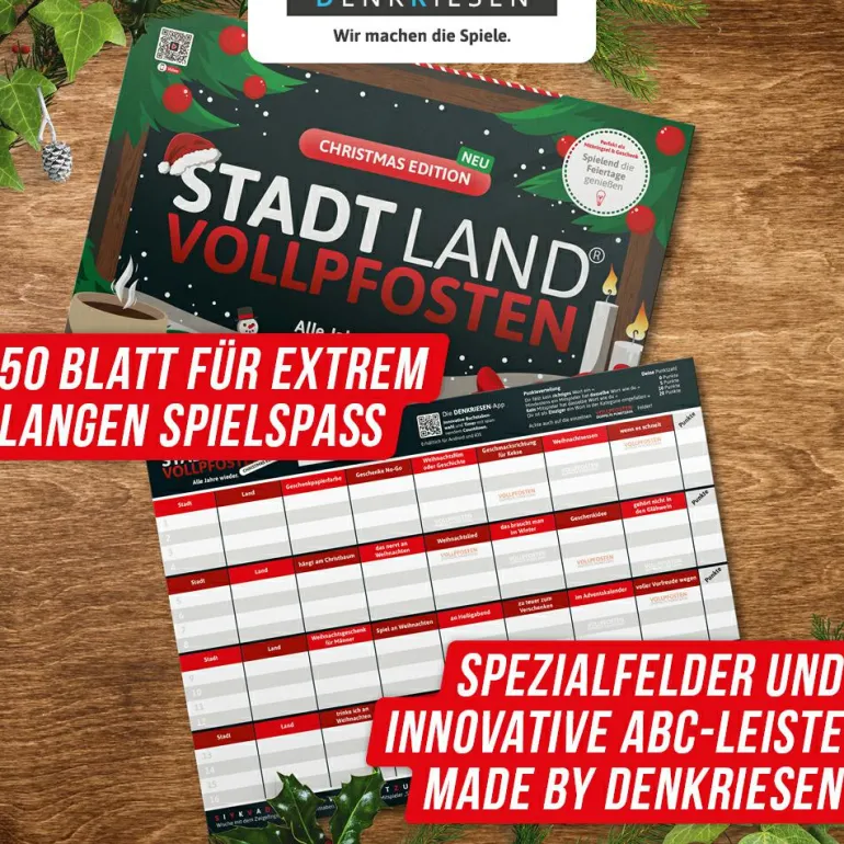 STADT LAND VOLLPFOSTEN® Weihnachtsedition "Alle Ja