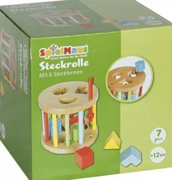 Steckkbox, rund 6 Steine