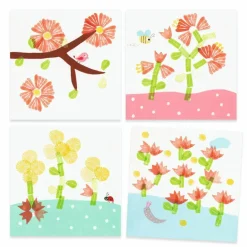 Stempel 3-6: Mit Blumen