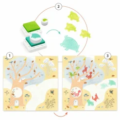 Stempel 3-6: Zu Besuch