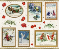 Stickerbuch - Nostalgische Weihnachtswel