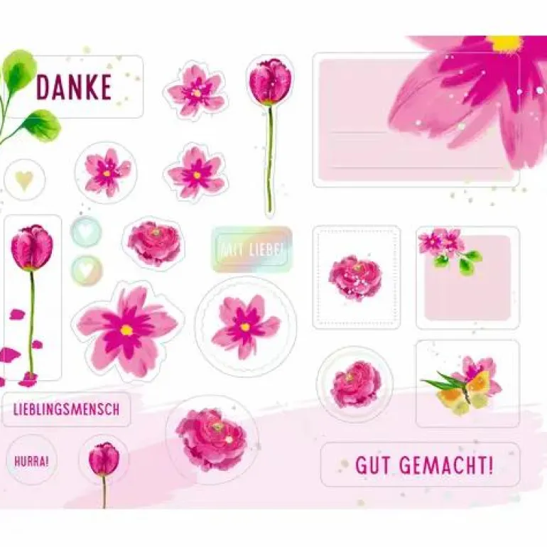 Stickerbuch Etiketten & Sticker (Immer Her mit dem